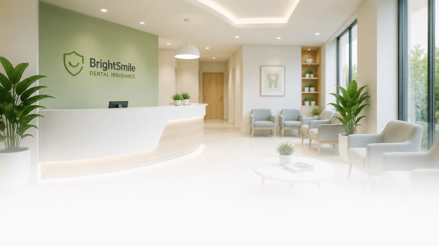 Brightsmile reception dental clinic space