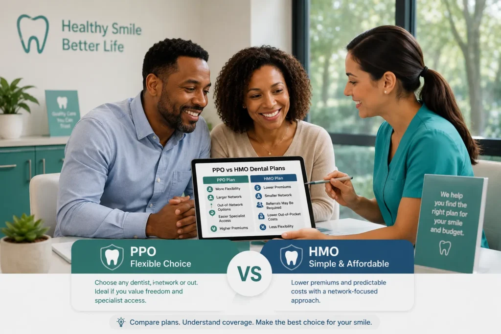 Reviewing-PPO-vs-HMO-dental-plans.